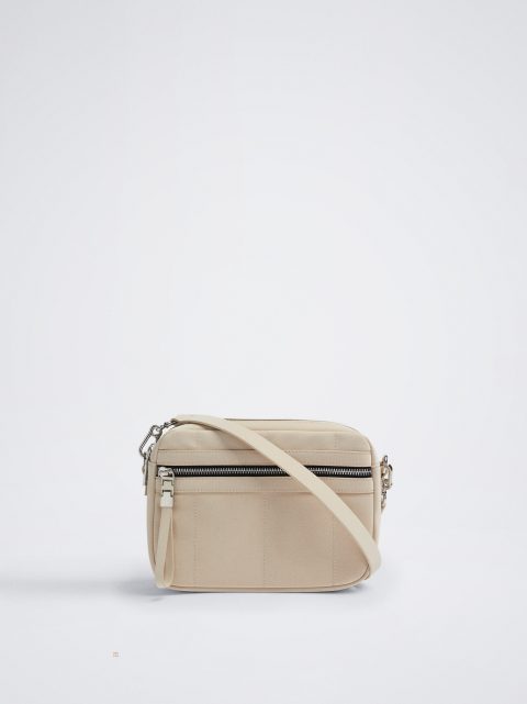 Parfois Everyday Crossbody Taske Dame Beige | DK-57BTFOXZD