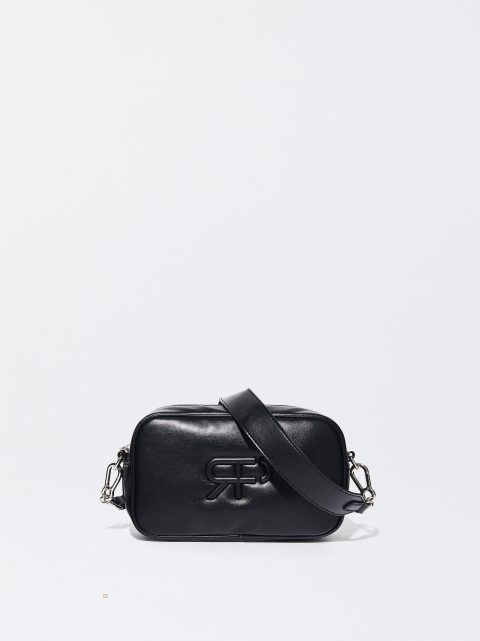 Parfois Everyday Crossbody Taske Dame Sort | DK-78VXCJHQM