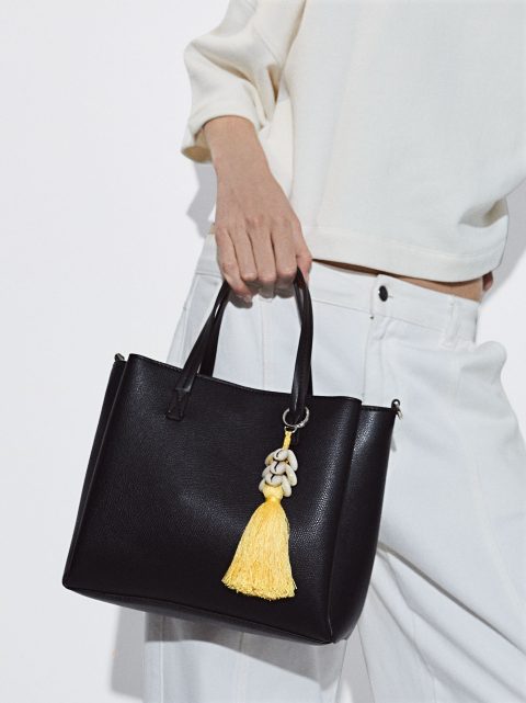 Parfois Everyday With Detachable Pendant Muleposer Dame Sort | DK-14RIPSXEW