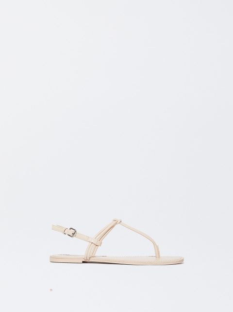 Parfois Flade With Knot Sandaler Dame Lyserød | DK-25QKZEUOL