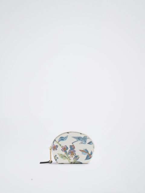 Parfois Floral Print Coin Pung Dame Blå | DK-16NQJKOEV