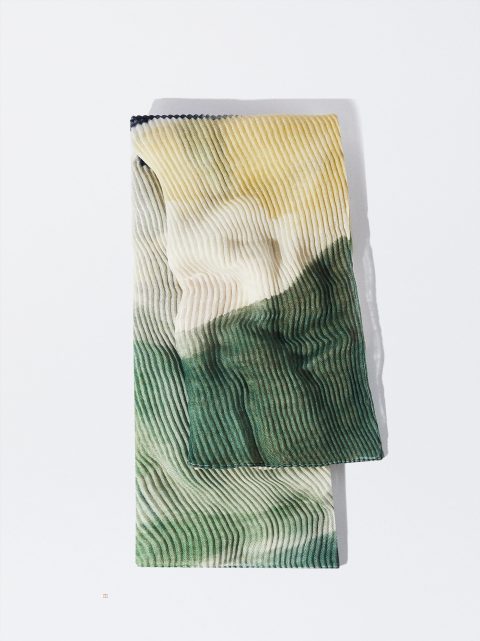 Parfois Floral Print Plisseret Tørklæder Dame Flerfarvede | DK-04UQKBHWY