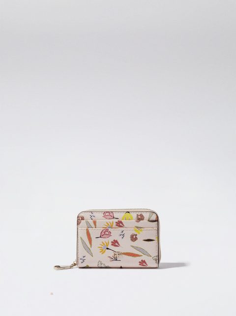 Parfois Floral Print Pung Dame Beige | DK-93SYZHEPT