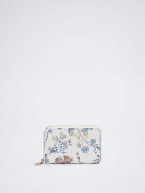 Parfois Floral Print Pung Dame Blå | DK-27BPDKZXH