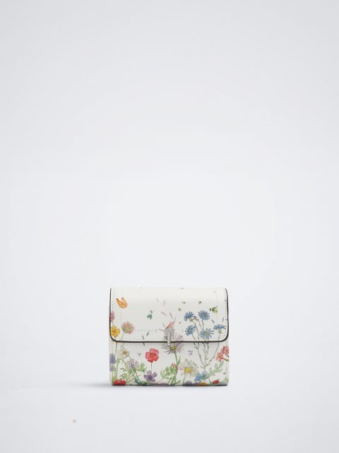 Parfois Floral Print Pung Dame Gul | DK-41MLRSIJC
