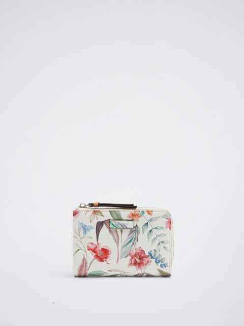 Parfois Floral Print Pung Dame Koral | DK-27YVCLIHM