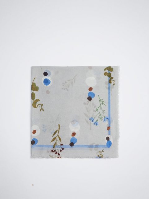 Parfois Floral Print Tørklæder Dame Blå | DK-69TPAFJUV