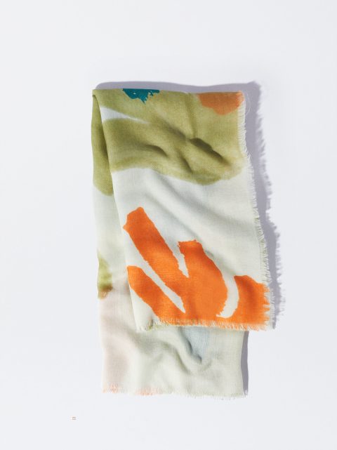 Parfois Floral Print Tørklæder Dame Orange | DK-02PWZAFUJ