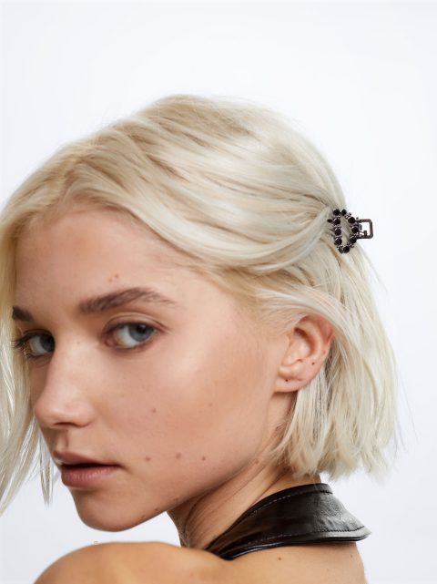 Parfois Hair Claw With Crystals Hårklo Dame Guld | DK-49WDFTZIJ