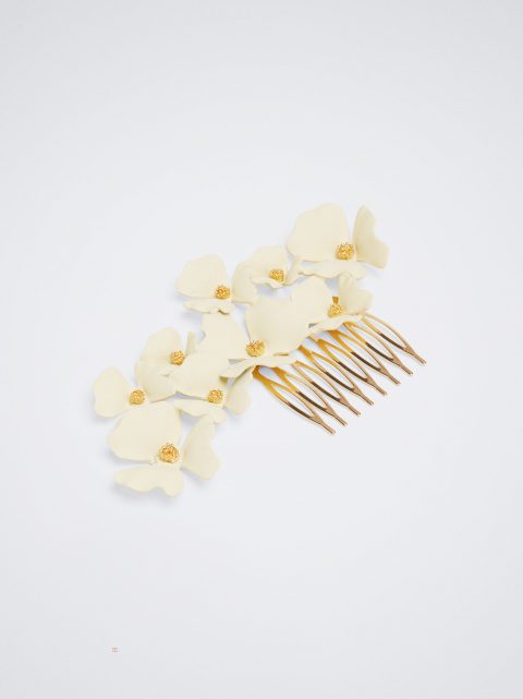 Parfois Hair Comb With Flowers Hårspænder Dame Guld | DK-74LHPDSXR