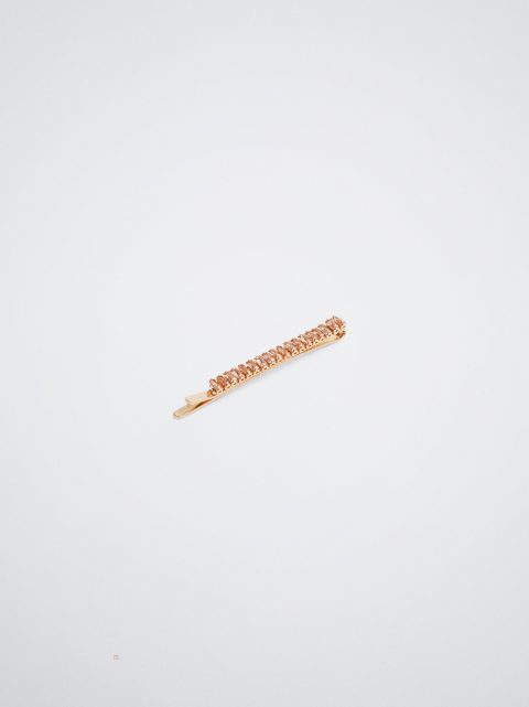 Parfois Hairpin With Crystals Hårspænder Dame Grøn | DK-28LHSKZNB