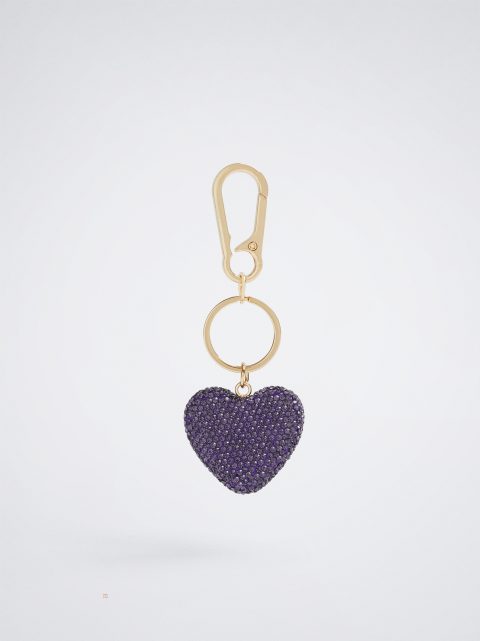 Parfois Heart Nøglering Dame Lilla | DK-05OWYCKUJ