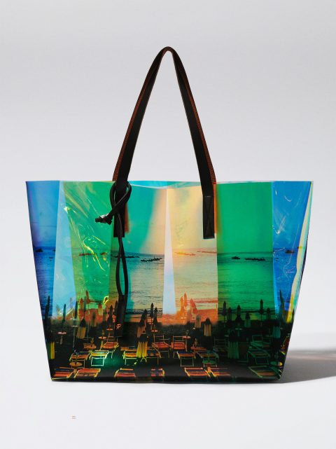 Parfois Holographic Tote Indkøbstasker Dame Flerfarvede | DK-03HTBQKGR