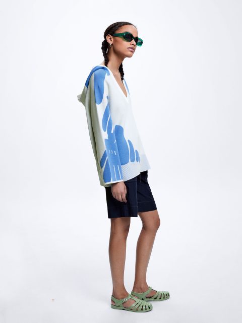 Parfois Jacquard Knit Trøjer Dame Flerfarvede | DK-75SBQIDZJ