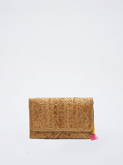 Parfois Jute Party Håndtaske Dame Beige | DK-17LASZHIV