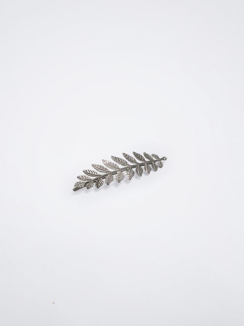 Parfois Leaf Hair Pin Hårspænder Dame Sølv | DK-49HDQXLBO