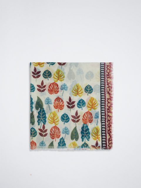 Parfois Leaf Printed Tørklæder Dame Flerfarvede | DK-05YZWRJSC