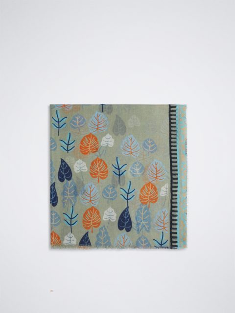 Parfois Leaf Printed Tørklæder Dame Grøn | DK-13WZFYIES