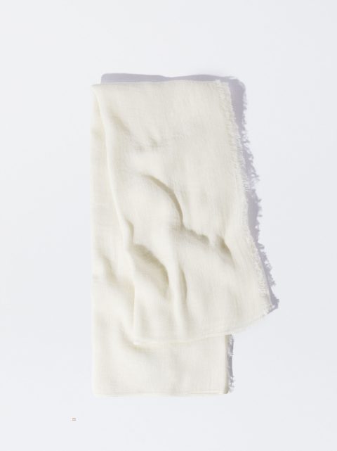 Parfois Lyocell Pashmina Tørklæder Dame Hvide | DK-23RZEXDYW