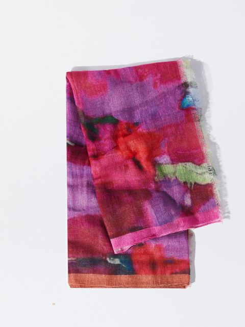 Parfois Lyocell Printed Tørklæder Dame Lyserød | DK-69YUJCEKS