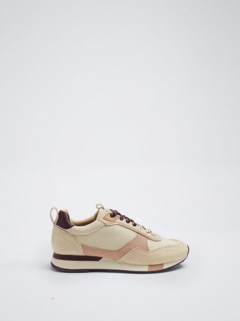 Parfois Løbe Contrast Sneakers Dame Lyserød | DK-76FASODYK