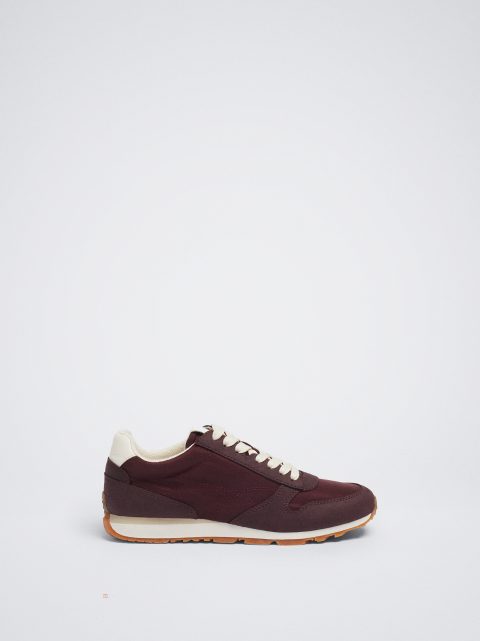 Parfois Løbe Nylon Sneakers Dame Bordeaux | DK-29SNEWLZG