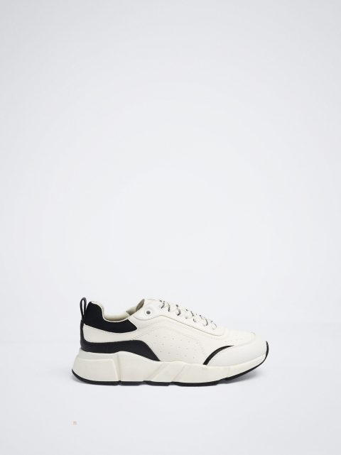 Parfois Løbe Sneakers Dame Hvide | DK-34YVZGSDE