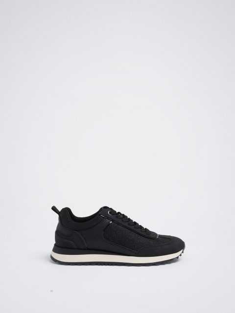 Parfois Løbe Sneakers Dame Sort | DK-35VLTWKQA