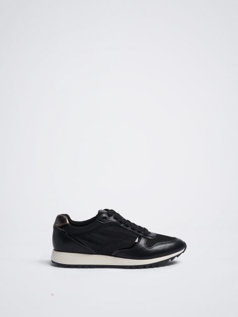 Parfois Løbe Sneakers Dame Sort | DK-79XHDKOSQ