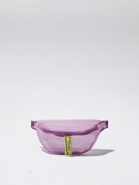 Parfois Mesh Fabric Bum Taljetaske Dame Lyserød | DK-47DEVNJWF