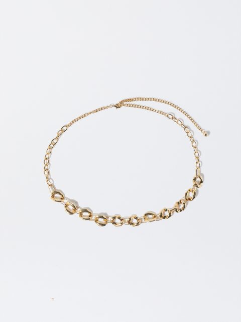 Parfois Metal Party Bælter Dame Guld | DK-38CPYIRBQ