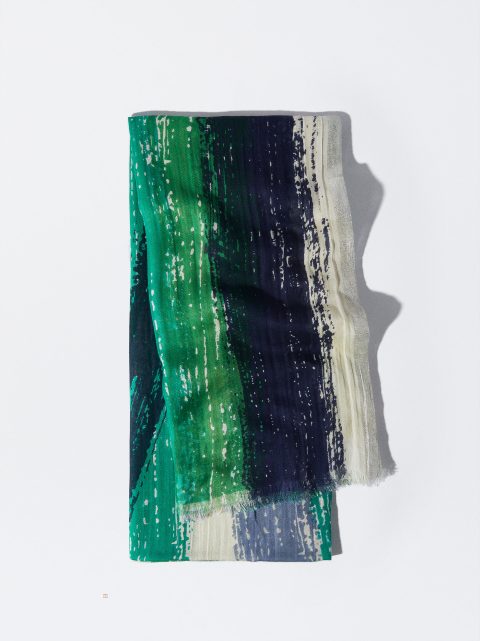 Parfois Metallic Fabric Printed Tørklæder Dame Grøn | DK-92FWNIPSZ