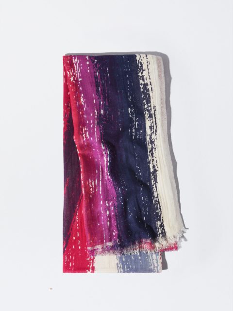 Parfois Metallic Fabric Printed Tørklæder Dame Lyserød | DK-93MCARBEW
