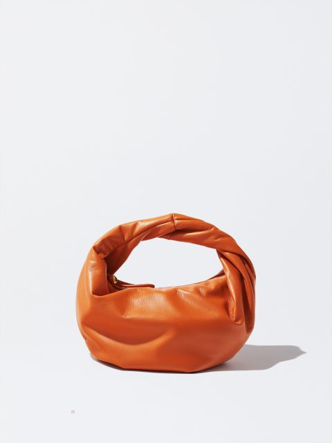 Parfois Mini With Gathering Skuldertasker Dame Orange | DK-70KIFQYZX