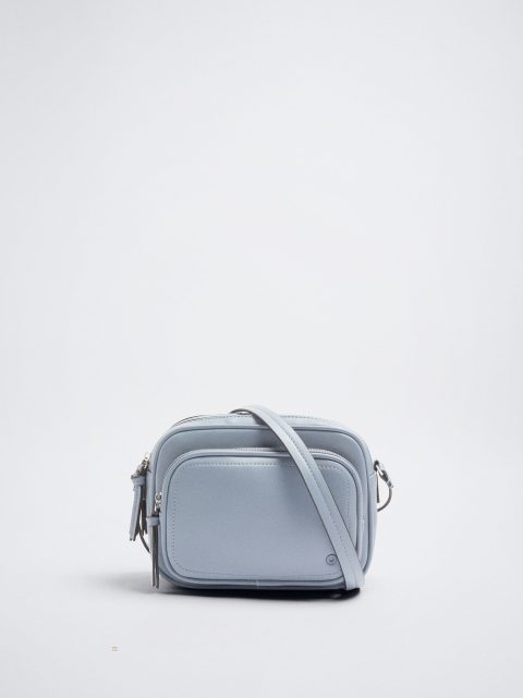 Parfois Multi-Pocket Crossbody Taske Dame Blå | DK-62GNHRULE