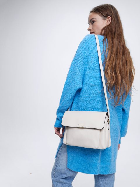 Parfois Multi-Pocket Crossbody Taske Dame Beige | DK-67CNEQMSA