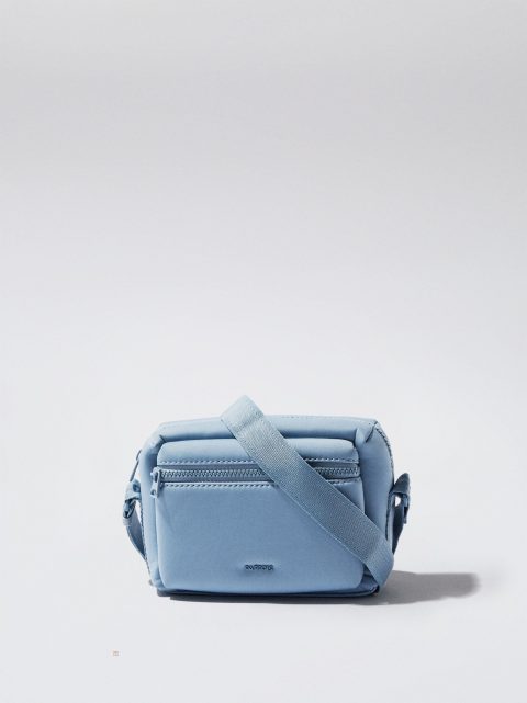 Parfois Neoprene Crossbody Taske Dame Blå | DK-25UAINCPX