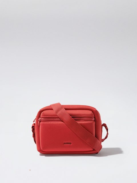 Parfois Neoprene Crossbody Taske Dame Koral | DK-71WMNDCSO
