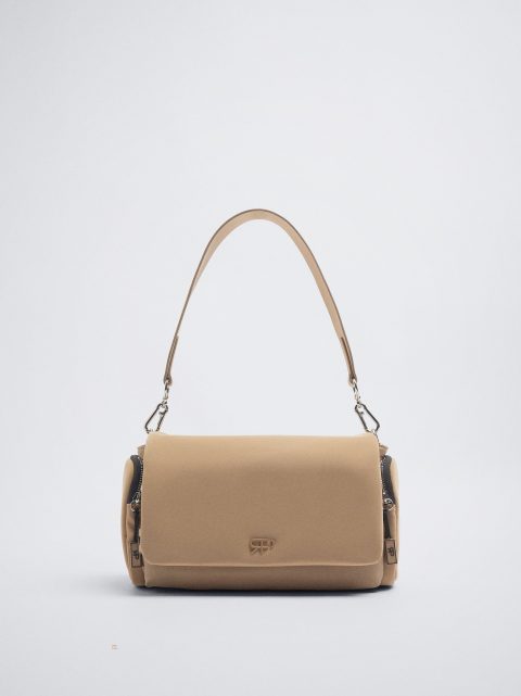 Parfois Nylon Crossbody Taske Dame Brune | DK-78IEXURGK