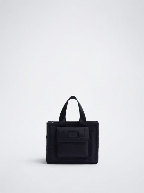 Parfois Nylon Crossbody Taske Dame Sort | DK-06PGBSZIL