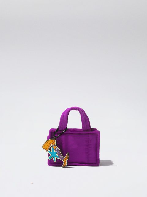 Parfois Nylon Mini Muleposer Dame Lilla | DK-07FCWRTBX