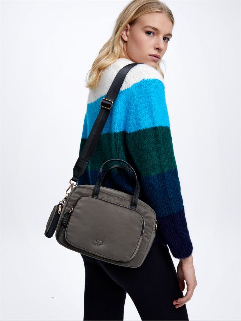 Parfois Nylon Muleposer Dame Khaki | DK-01OMCFVBZ