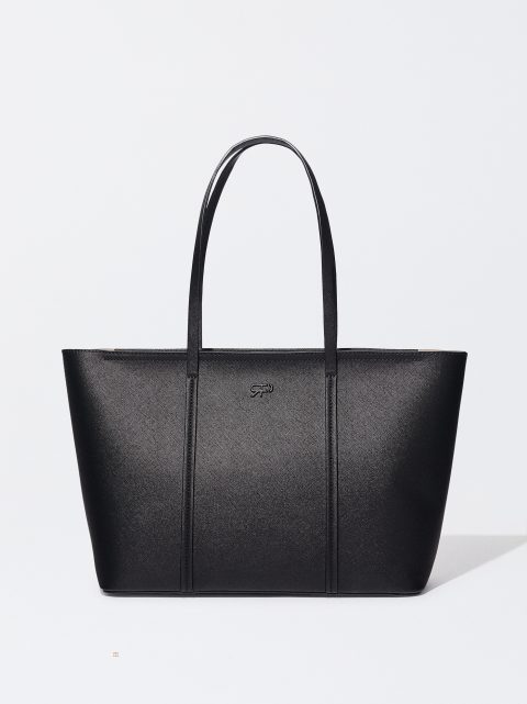 Parfois Online Exclusive - Shopper Indkøbstasker Dame Sort | DK-97TCHZSOJ