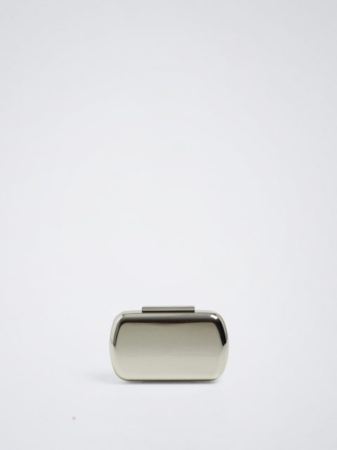 Parfois Party Metallic Clutch Tasker Dame Sølv | DK-86ZOTWKSL
