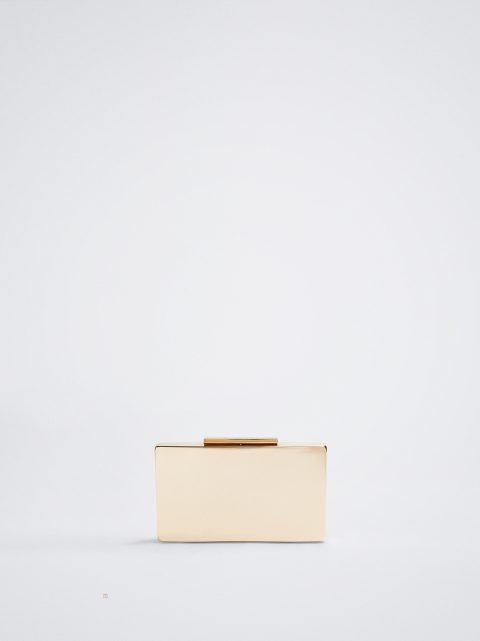 Parfois Party Metallic Clutch Tasker Dame Guld | DK-94LYADQBK