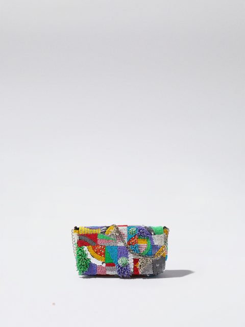 Parfois Party With Beads And Sequins Skuldertasker Dame Flerfarvede | DK-72IHVOPEK
