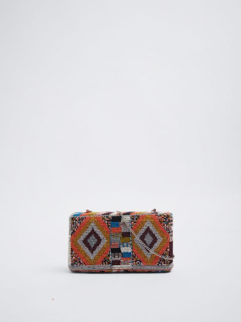 Parfois Party With Beads Clutch Tasker Dame Flerfarvede | DK-16HVMYGOZ