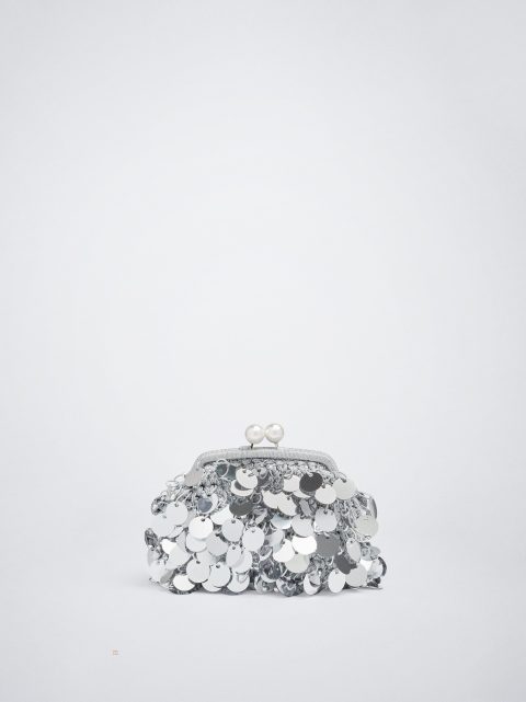 Parfois Party With Sequins Håndtaske Dame Sølv | DK-78CZQNLPW