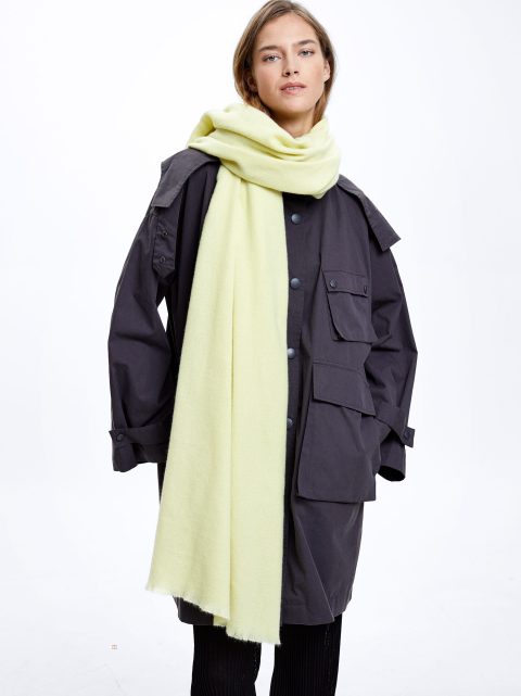 Parfois Pashmina Made From Recycled Materials Tørklæder Dame Gul | DK-82OMVJQUA