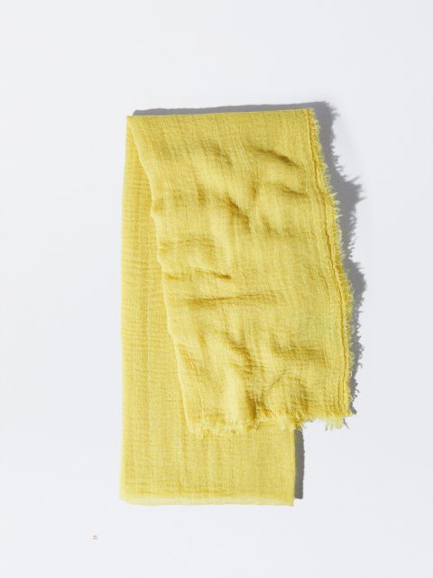 Parfois Pashmina With Frayed Detailing Tørklæder Dame Gul | DK-29VWSRYLG